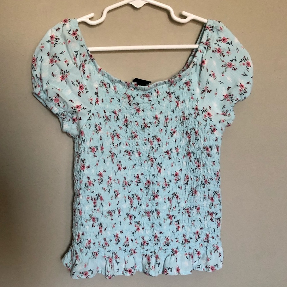 Art Class floral shirt size7/8